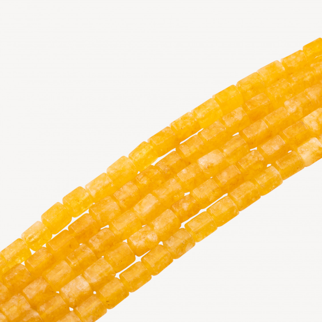 Quarzo Ialino Cilindro Esagono 8x10mm Giallo-CUARZO | Worldofjewel.com