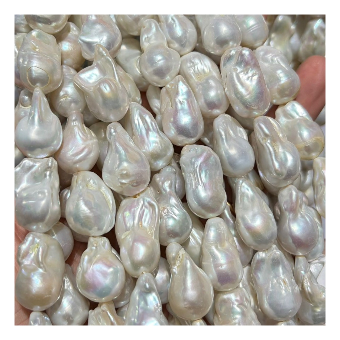 STOCK 10 Fili di Perle di Fiume Barocche Coltivate LOTTO 5701-STOCK PERLE | Worldofjewel.com