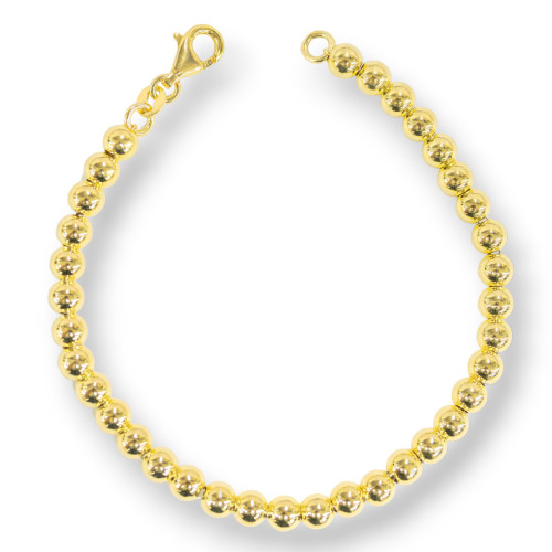 Bracciali Di Argento 925 Con Palline SuperLeggere da 5mm