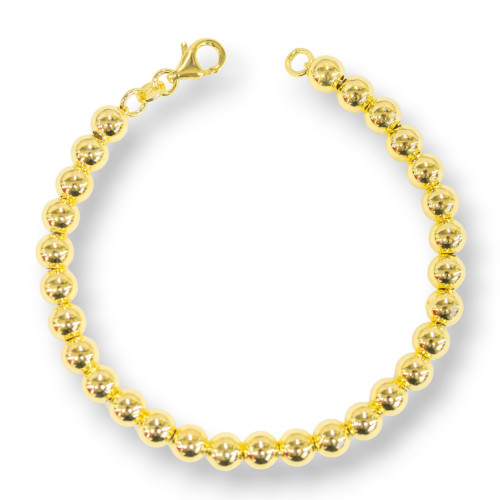 Bracciali Di Argento 925 Con Palline SuperLeggere da 6mm