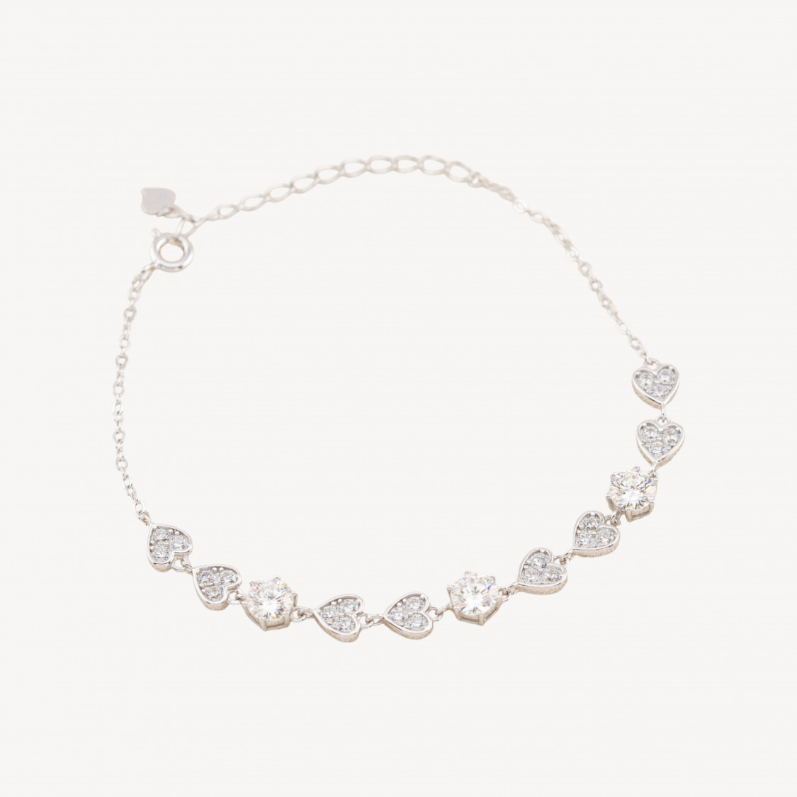 Bracciali In Argento 925 E Moissanite MOD.0039-BRACCIALI CON MOISSANITE E ARGENTO 925 | Worldofjewel.com