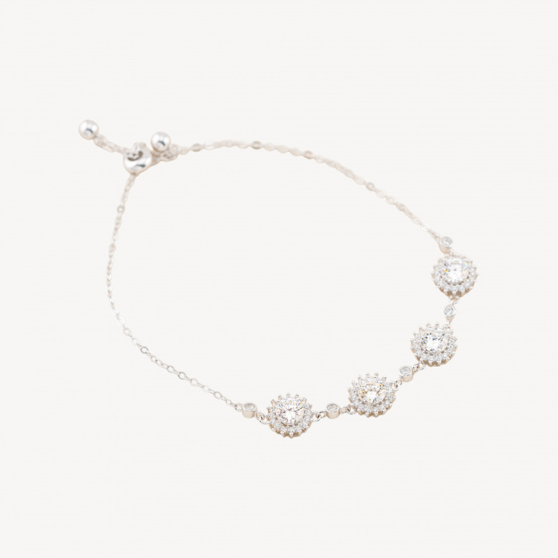 Bracciali In Argento 925 E Moissanite MOD.0048-BRACCIALI CON MOISSANITE E ARGENTO 925 | Worldofjewel.com