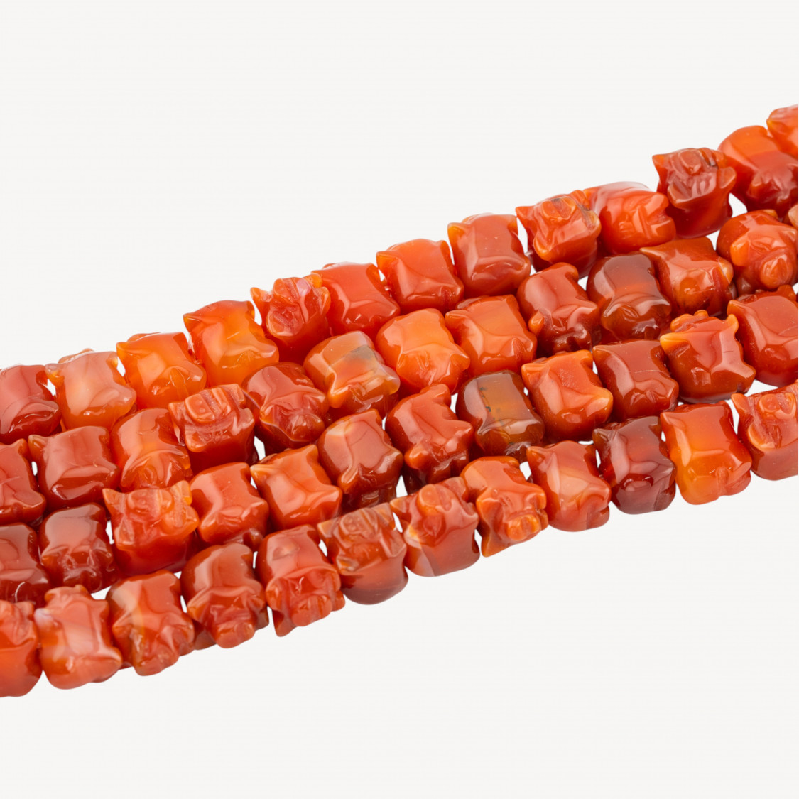Corniola Rossa Forma Animaletti Maiale 13mm-RED CARNELIAN | Worldofjewel.com