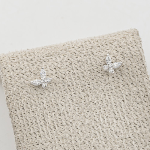 Orecchini In Argento 925 Farfalle