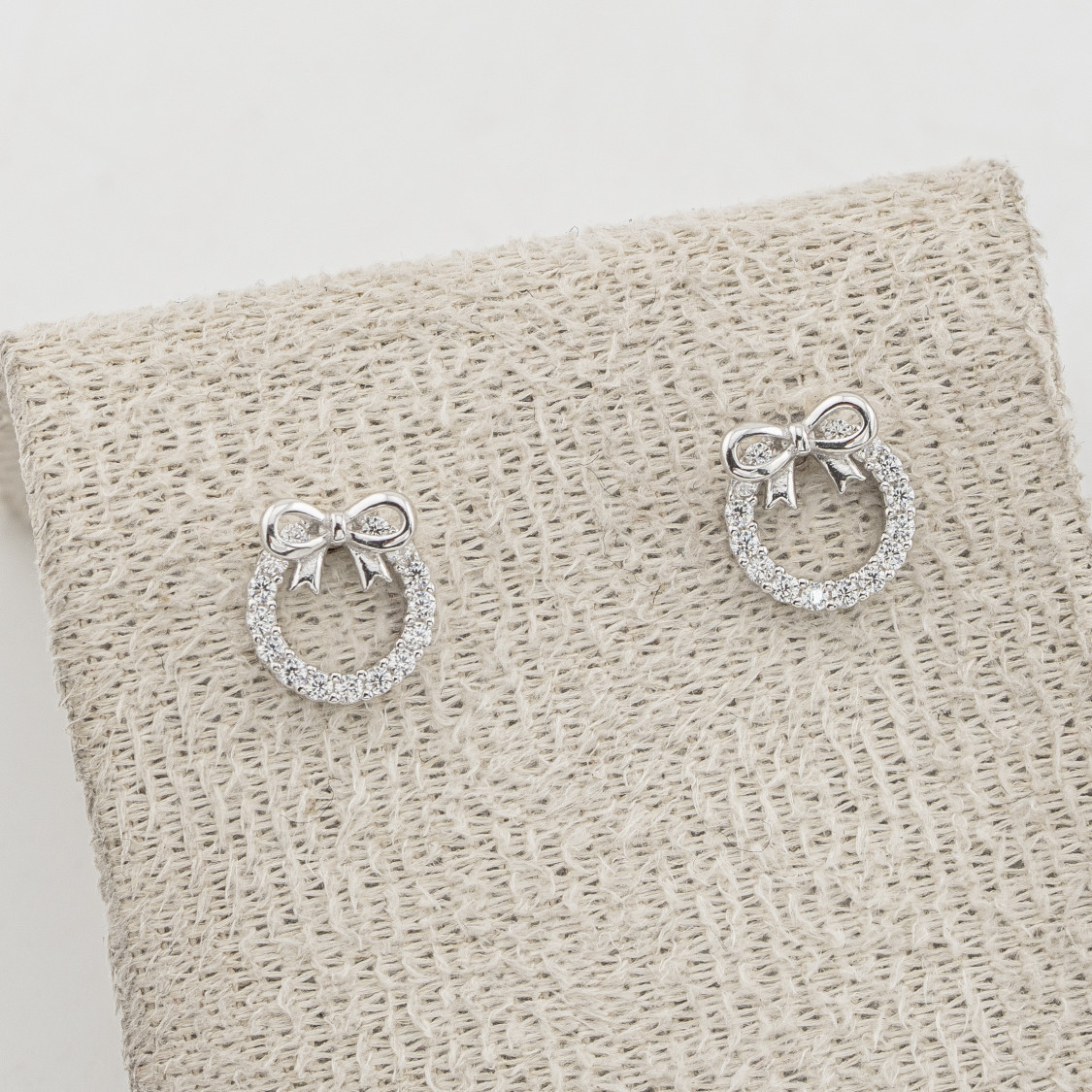 Orecchini In Argento 925 Ghirlande-ORECCHINI CON MOISSANITE E ARGENTO 925 | Worldofjewel.com