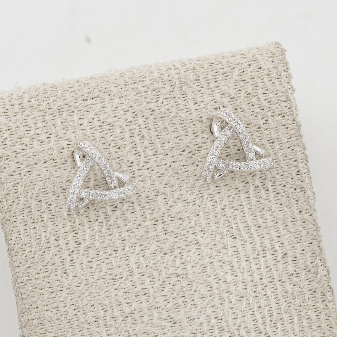 Orecchini In Argento 925 Triforza-ORECCHINI CON MOISSANITE E ARGENTO 925 | Worldofjewel.com