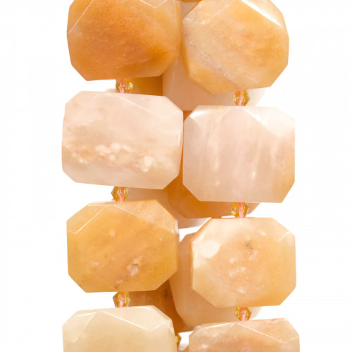 Irregular Calcite Flat Faceted 25-20mm