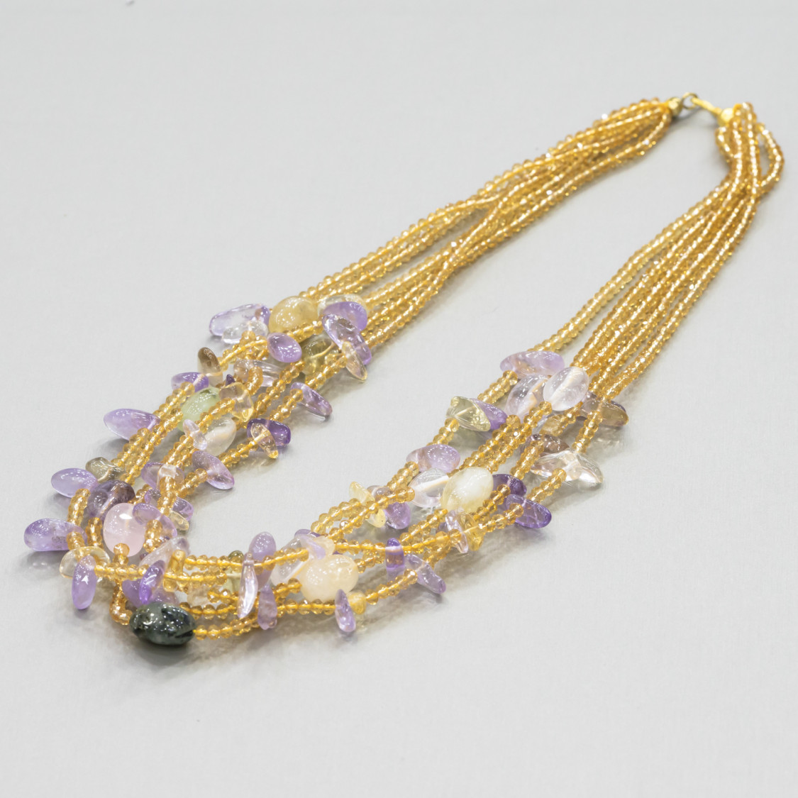 LEMESO 9 Colori Perline di Pietre Preziose Naturali Irregolari Cristalli Gemme Miste Colorate Distanziatori Creazione di Gioielli Fai da Te Braccialetti Collane con Vari Accessori Pendenti Ciodoli