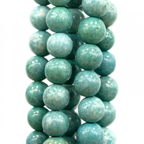 Turquoise Imperial Jasper Round Smooth 10mm