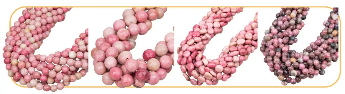 Wholesale of Rhodonite with shipping in 24-48h