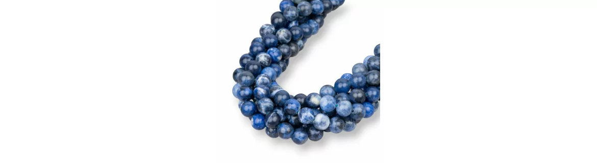 Sodalite naturelle pour la création de bijoux en ligne et en magasin