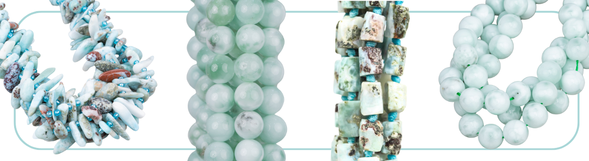Natural Larimar threads. Wholesale prices with shipping in 24-48h.