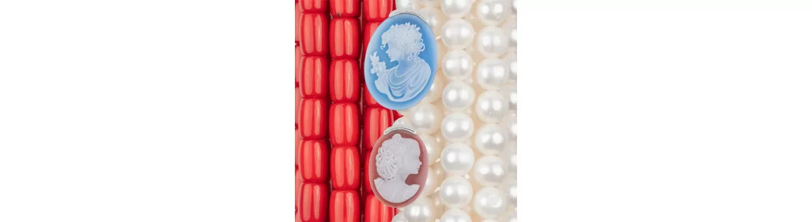 Online sale Freshwater pearls, corals and cameos - World of Jewel