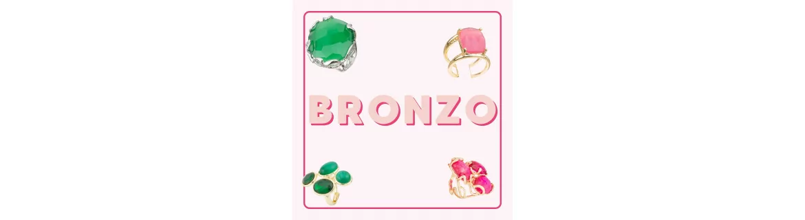 ANELLI BRONZO E OCCHIO DI GATTO