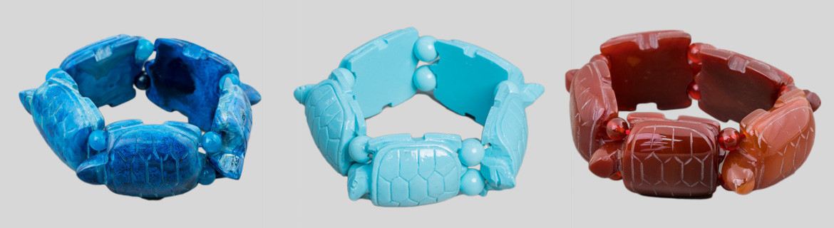 BRACELETS WITH TURTLES