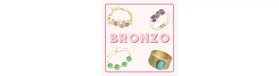 BRONZE BRACELETS AND CAT'S EYE