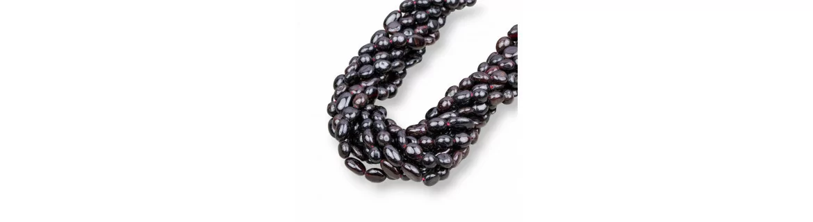 Natural Garnet, for jewelry creation, online and in store.