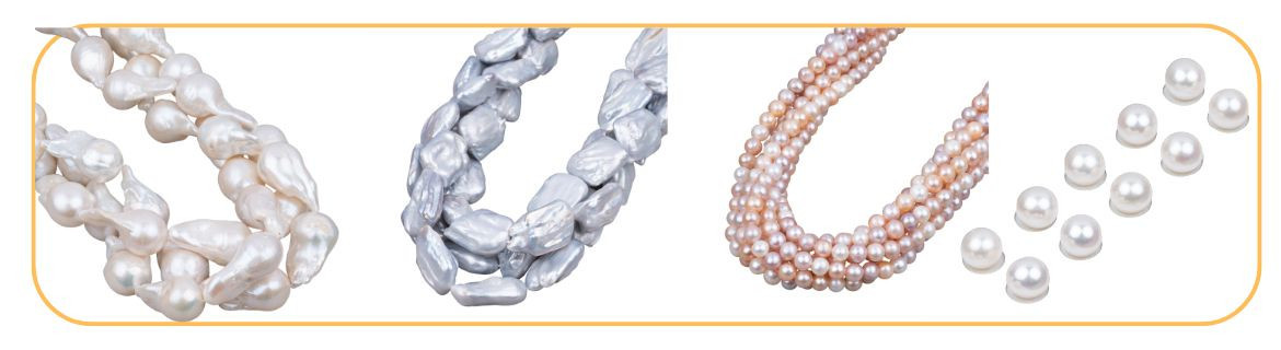 Natural freshwater river pearls for sale - Worldofjewel.com