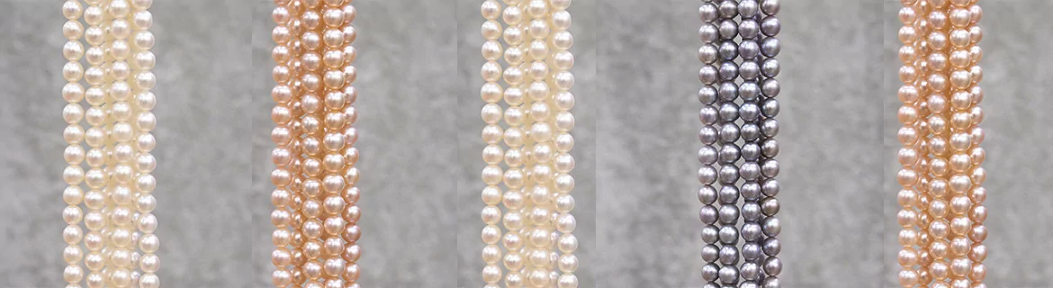 Perles de rivière d'eau douce rondes de toutes tailles - World of Jewel