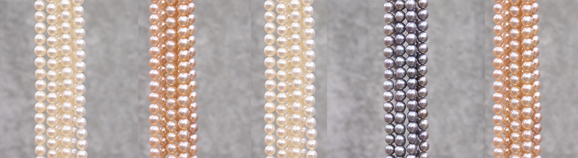 Round freshwater river pearls in all sizes - World of Jewel
