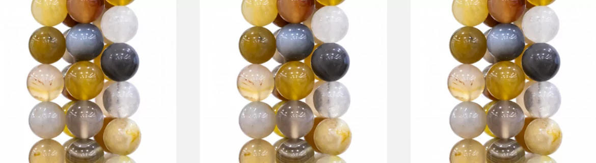 AGATE JAUNE DU BOTSWANA