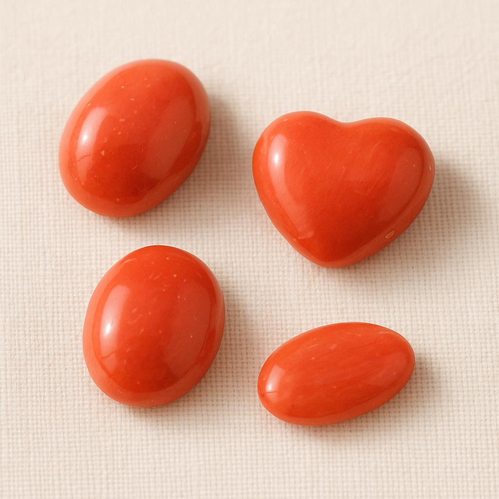 CABOCHON DI CORALLO ITALIANO