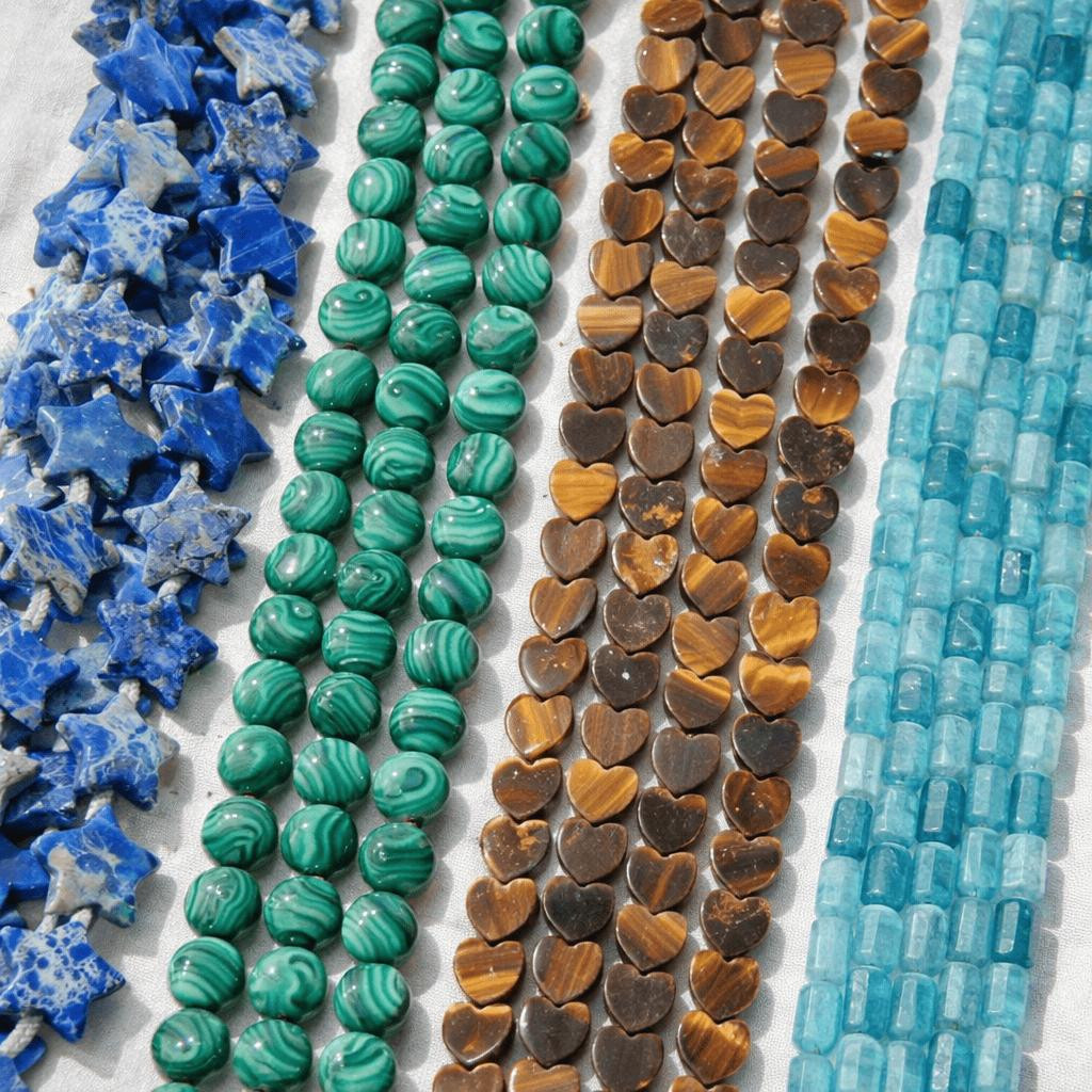 Formen und Schliffe von Halbedelsteinen