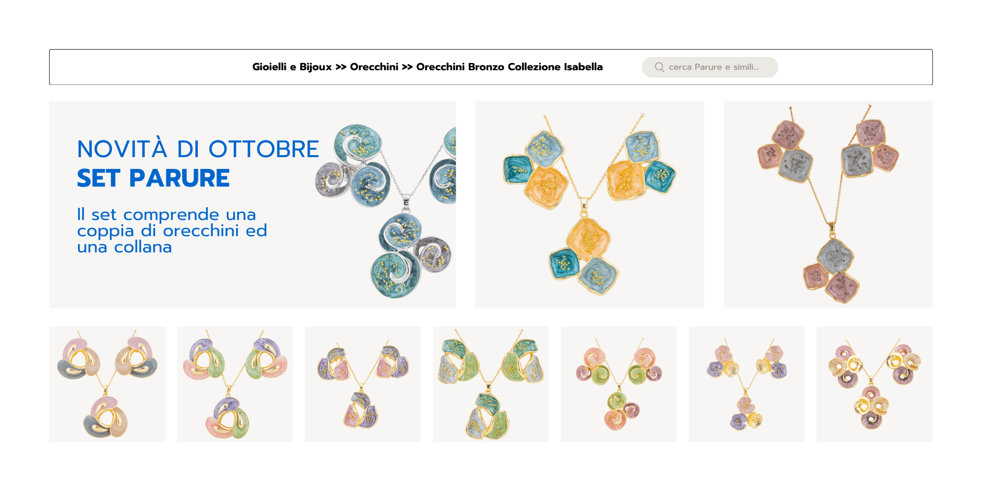 Parure Collezione Isabella