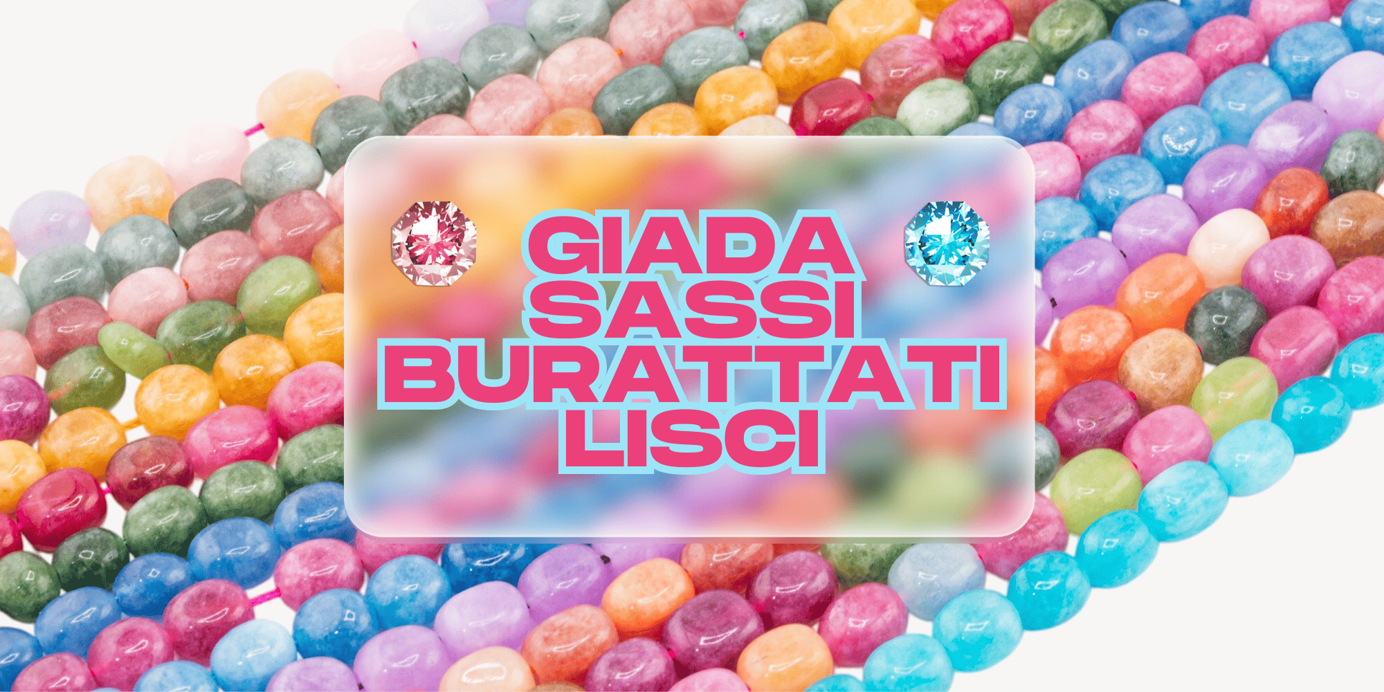 Giada Sasso Burattato Liscio 8x10mm
