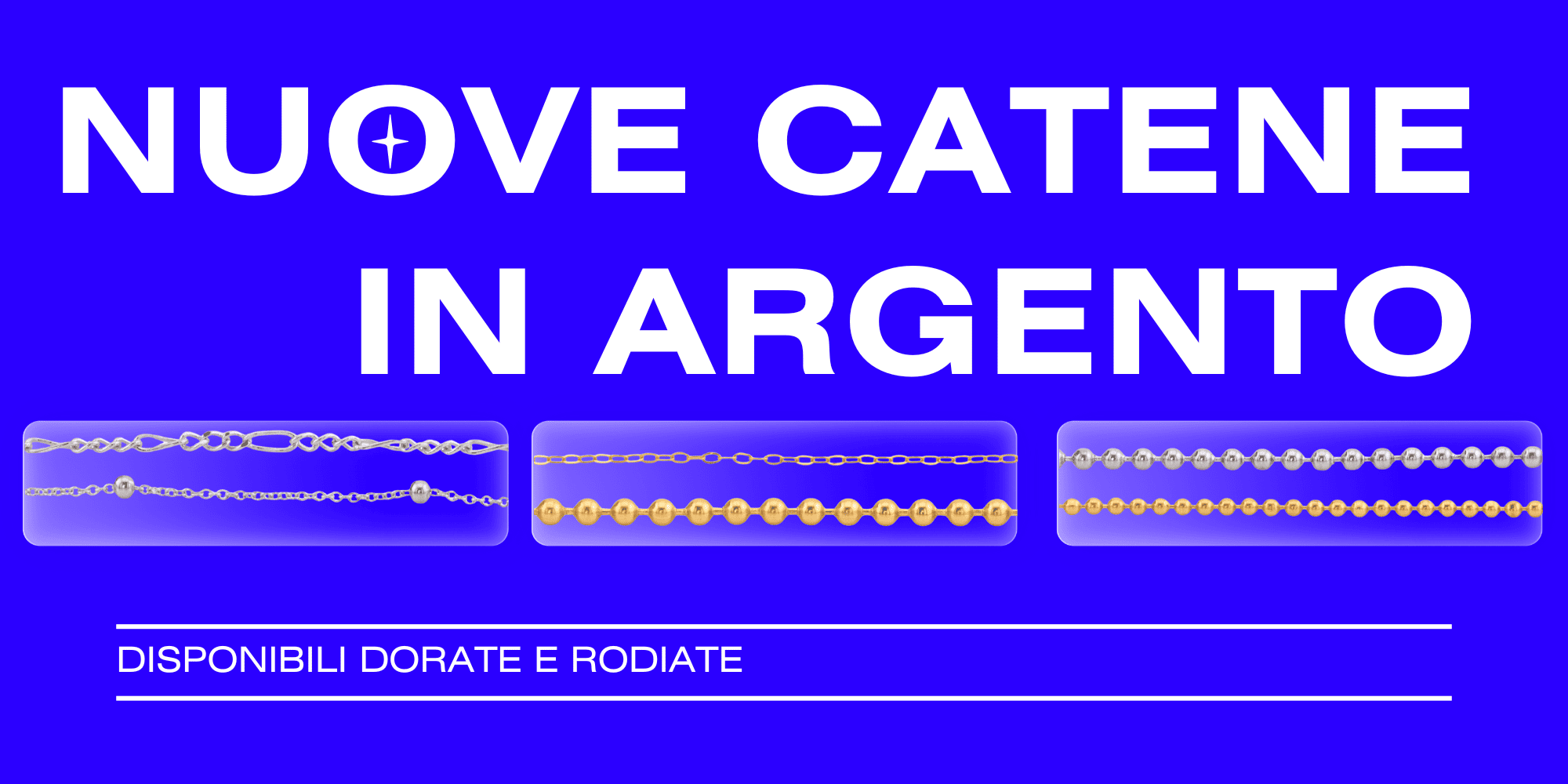 Catene in Argento 