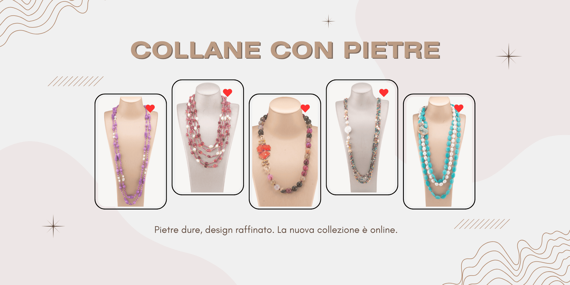 Collane di pietre dure
