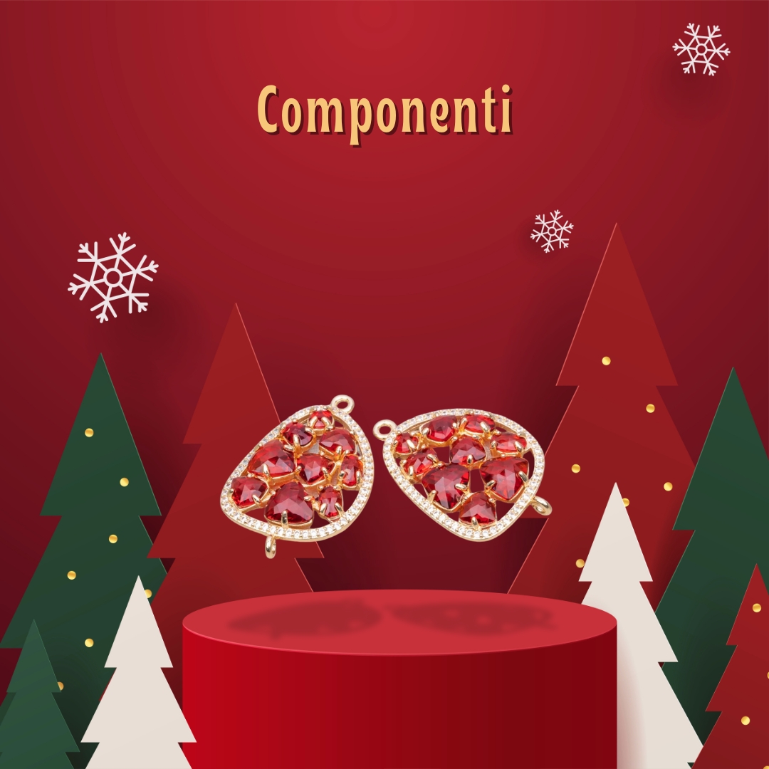 Collezione Componenti dorati e rossi - World of Jewel